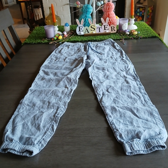 Athleta 100%Linen Pants Nwot Size 6
